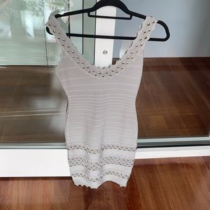 Herve Leger Bandage Dress. Gray color